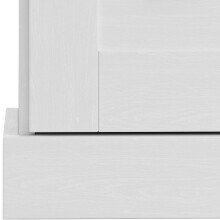 Schubkastenkommode >Motala< in Weiß - 75x80x35cm (BxHxT)