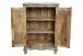 Highboard >Sharma< in Braun, Mangoholz - 80x120x40cm (BxHxT)