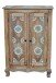 Highboard >Sharma< in Braun, Mangoholz - 80x120x40cm (BxHxT)