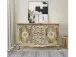 Sideboard >Sharma< in Braun, Mangoholz - 140x85x40cm (BxHxT)