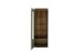 Wohnwand >MONIZ< (2-teilig) Salbei / Eiche, Lowboard 195x57x44cm, Vitrine 70x197x38cm