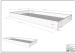 Daybett >Buche Massiv< in Buche massiv weiß lackiert - 207,5x68x97,5 (BxHxT)