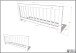 Daybett >Buche Massiv< in Buche massiv weiß lackiert - 207,5x68x97,5 (BxHxT)
