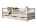 Daybett >Buche Massiv< in Buche massiv weiß lackiert - 207,5x68x97,5 (BxHxT)