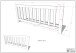 Hausbett >Buche Massiv< in Buche massiv weiß lackiert - 207,5x170x97,5 (BxHxT)