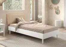 Einzelbett >Buche Massiv< in Buche massiv...