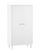Drehtürenschrank >Buche Massiv< in weiß...