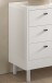 Jugendzimmer-Set >Buche Massiv< (4-teilig) in Buche massiv weiß lackiert