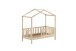 Hausbett >Junior< in Kiefer natur, Massivholz - 148x150,6x75,8cm (BxHxT)