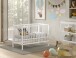 Babybett >Dino< in Buche Weiß, Massivholz - 124,4x84,4x65,4cm (BxHxT)