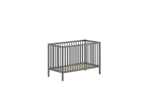 Babybett >Dino< in Buche Anthrazit, Massivholz -...