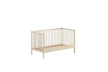 Babybett >Dino< in Buche Natur, Massivholz - 144x84,4x75,5cm (BxHxT)