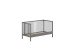 Babybett >Dino< in Buche Anthrazit, Massivholz - 144x84,4x75,5cm (BxHxT)