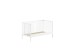 Babybett >Dino< in Buche Weiß, Massivholz - 144x84,4x75,5cm (BxHxT)