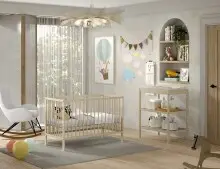 Babyzimmer-Komplettset >Dino< (2-teilig) in Buche...