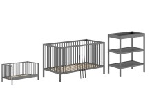 Babymöbel-Set >Dino< in Buche Anthrazit,...