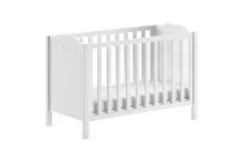 Babybett >Amori< in Weiß, Holzwerkstoff -...