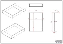 Wickelkommode >Amori< (2-teilig) in Weiß, Holzwerkstoff - 90x100,5x76cm (BxHxT)