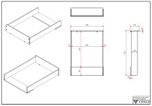 Wickelaufsatz >Amori< in Weiß, Massivholz - 53x53x14x72,6cm (LxBxHxT)