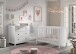 Babymöbel-Set >Amori< (3-teilig) in Weiß, Holzwerkstoff
