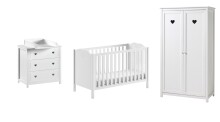 Babymöbel-Set >Amori< (4-teilig) in...
