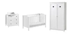 Babymöbel-Set >Amori< (4-teilig) in...