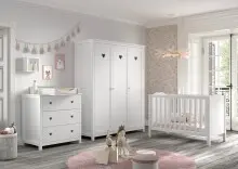 Babymöbel-Set >Amori< (4-teilig) in...