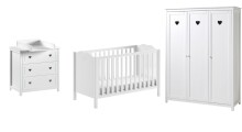 Babymöbel-Set >Amori< (4-teilig) in...