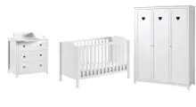 Babymöbel-Set >Amori< (4-teilig) in...