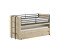 Hochbett >Sam< in Eiche Melamin Dekor - 219x219x116,6x98 (LxBxHxT)