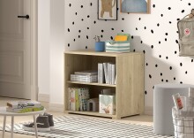 Unterstellregal >Sam< in Eiche Melamin Dekor - 67,7x61,5x43 (BxHxT)
