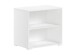 Unterstellregal >Sam< in Weiß Melamin Dekor - 67,7x67,7x61,5x43 (LxBxHxT)