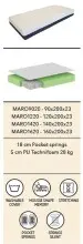 Taschenfederkernmatratze >Matratze Vipack< in Beige - 200x200x19x90 (LxBxHxT)