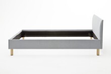 Polsterbett >Lena< Liegefläche 120x200cm, eisblau, Stellmaß: 125x76x208cm (BxHxT)