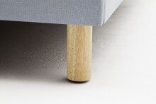 Polsterbett >Lena< Liegefläche 140x200cm, eisblau, Stellmaß: 145x76x208cm (BxHxT)