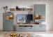 Wandboard >Kathlin< in Viking Eiche Dekor, Holzwerkstoff - 180x18x22cm (BxHxT)