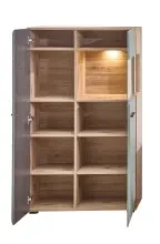 Wohnwand >Kathlin< (4-teilig) in schilfgrün /...
