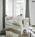 Babybett >Filou< in Weiß / Artisan Eiche Dekor - 76x84x144 (BxHxT)