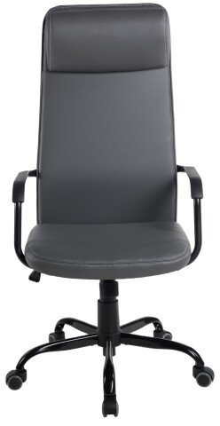 Chefsessel >Dayo< Wippmechanik, Sitzhöhenverstellung, dunkelgrau - 59x113x59cm (BxHxT)