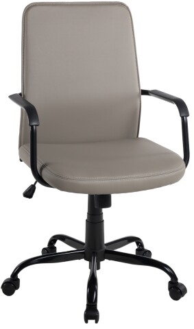 Bürostuhl >Janus< höhenverstellbar, Wippmechanik, taupe - 57x93x57cm (BxHxT)
