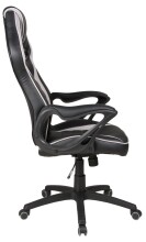 Gaming-Stuhl >Splash< Racer-Sportsitz-Design, schwarz / grau - 73x117x73cm (BxHxT)