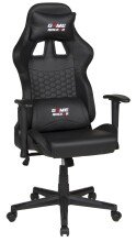 Gaming-Stuhl >Game-Rocker< LED Beleuchtung, Bezug schwarz - 66x125x66cm (BxHxT)