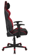 Gaming-Stuhl >Game-Rocker< in schwarz / rot - 66x128x66cm (BxHxT)