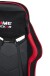 Gaming-Stuhl >Game-Rocker< in schwarz / rot - 66x128x66cm (BxHxT)