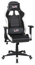 Gaming-Stuhl >Game-Rocker< Racer-Design in schwarz...