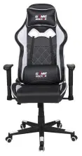 Gaming-Stuhl >Game-Rocker< Racer-Design, schwarz /...