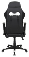 Gaming-Stuhl >Game-Rocker< Racer-Design, schwarz / weiß - 66x128x66cm (BxHxT)