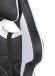 Gaming-Stuhl >Game-Rocker< Racer-Design, schwarz / weiß - 66x128x66cm (BxHxT)