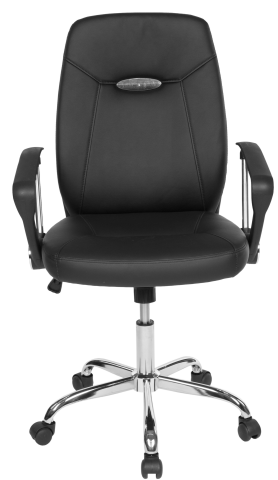 Bürostuhl >Leevi< ergonomisch, Wippmechanik, in schwarz - 54x100x54cm (BxHxT)