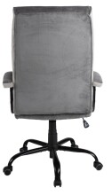 Chefsessel >Darius< ergonomisch, Kordstoffbezug Dunkelgrau / Hellgrau - 75x113x75 (BxHxT)